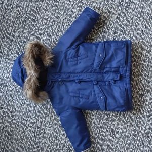 Baby Gap Warmest Snorkel Down Parka, 18-24 months, Comet Blue